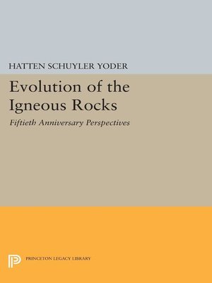 cover image of Evolution of the Igneous Rocks